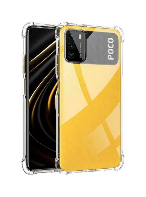 Zadní silikonový kryt Tactical Plyo na Xiaomi Poco M3 průhledný