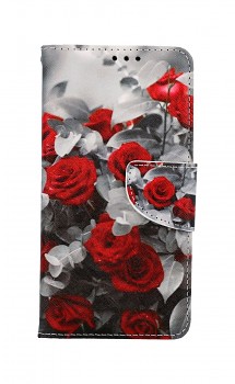 Knížkové pouzdro na iPhone 11 Červené růže mix