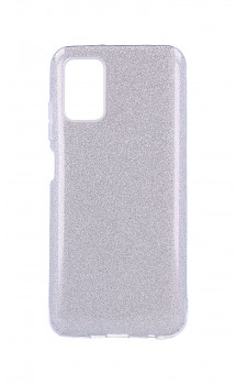 Zadní pevný kryt na Samsung A03s glitter stříbrný