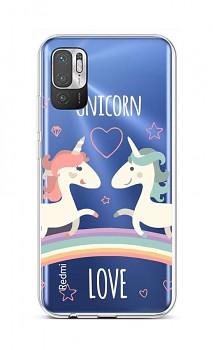 Zadní silikonový kryt na Xiaomi Redmi Note 10 5G Unicorn Love