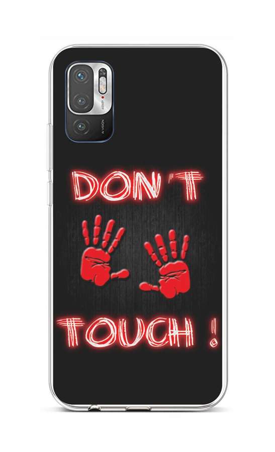 Zadní silikonový kryt na Xiaomi Redmi Note 10 5G Don´t Touch Red