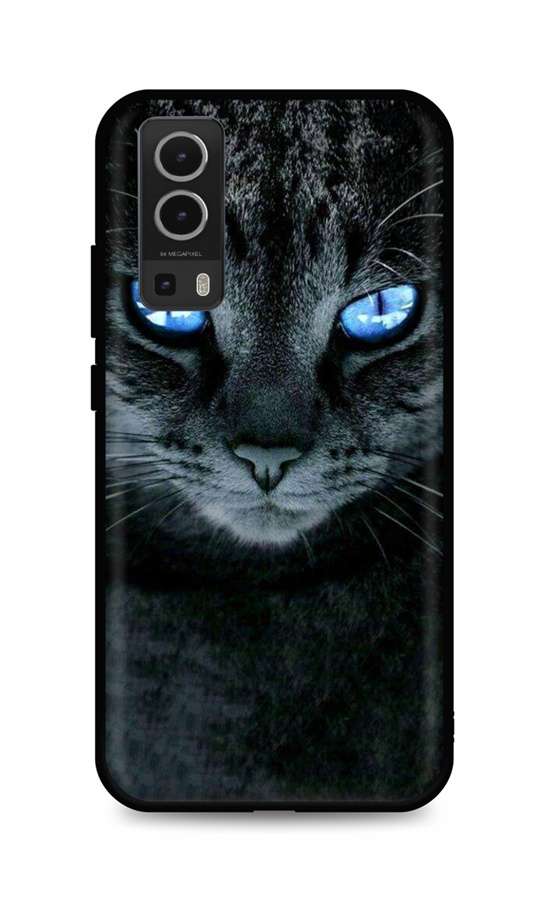 Zadní silikonový kryt DARK na Vivo Y52 5G Dark Cat 