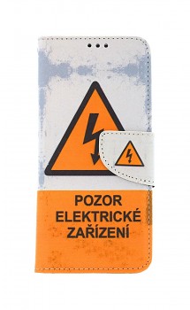 Knížkové pouzdro na Realme 8 Pozor elektrické zařízení 