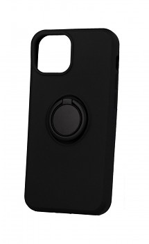 Zadní silikonový kryt RING na iPhone 13 mini černý