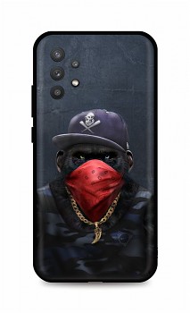 Zadní silikonový kryt DARK na Samsung A32 5G Monkey Gangster