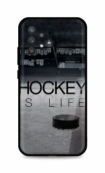 Zadní silikonový kryt DARK na Samsung A32 5G Hockey Is Life