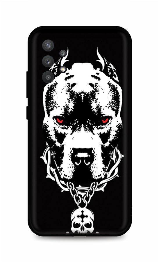 Levně Kryt TopQ Samsung A32 5G silikon Fighting Dog 64173 (pouzdro neboli obal na mobil Samsung A32 5G)