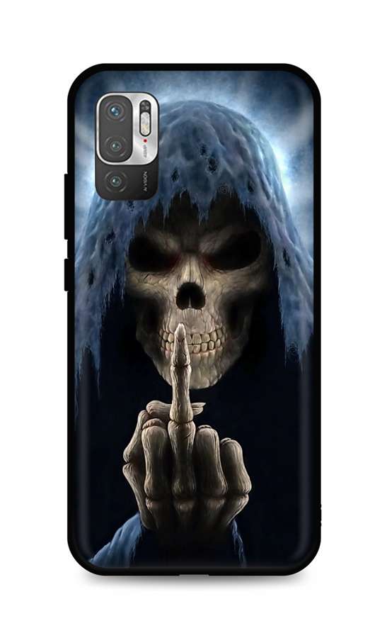 Zadní silikonový kryt DARK na Xiaomi Redmi Note 10 5G Fuck Off