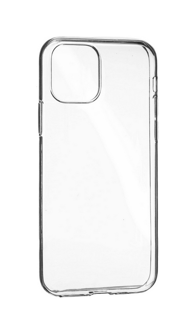 Zadní silikonový kryt na iPhone 13 mini 2 mm průhledný