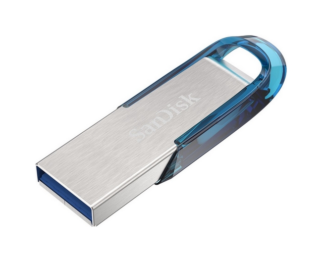 Flash Disk SanDisk Ultra Flair USB 3.0 128GB modrý 64363