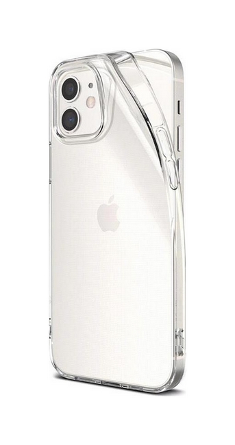 Kryt Tactical iPhone 12 silikon průhledný 64376 (pouzdro neboli obal na mobil iPhone 12)