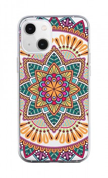 Zadní silikonový kryt na iPhone 13 Happy Mandala