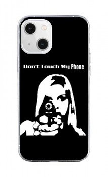 Zadní silikonový kryt na iPhone 13 Don't Touch Gun