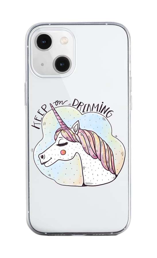 Levně Kryt TopQ iPhone 13 silikon Dreaming 64635 (pouzdro neboli obal na mobil iPhone 13)