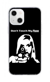 Zadní silikonový kryt na iPhone 13 mini Don't Touch Gun