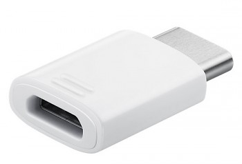Originální adaptér Samsung EE-GN930 microUSB - USB-C bílý
