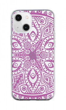 Zadní silikonový kryt na iPhone 13 mini Violet Mandala