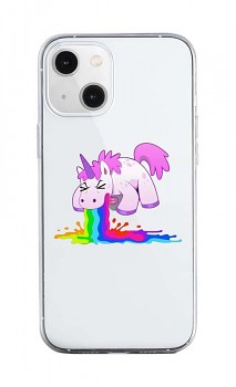 Zadní silikonový kryt na iPhone 13 mini Rainbow Splash