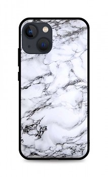 Zadní pevný kryt LUXURY na iPhone 13 mini Marble White