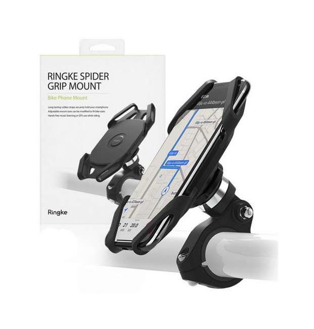 Držák na mobil na kolo Ringke Spider černý 64850