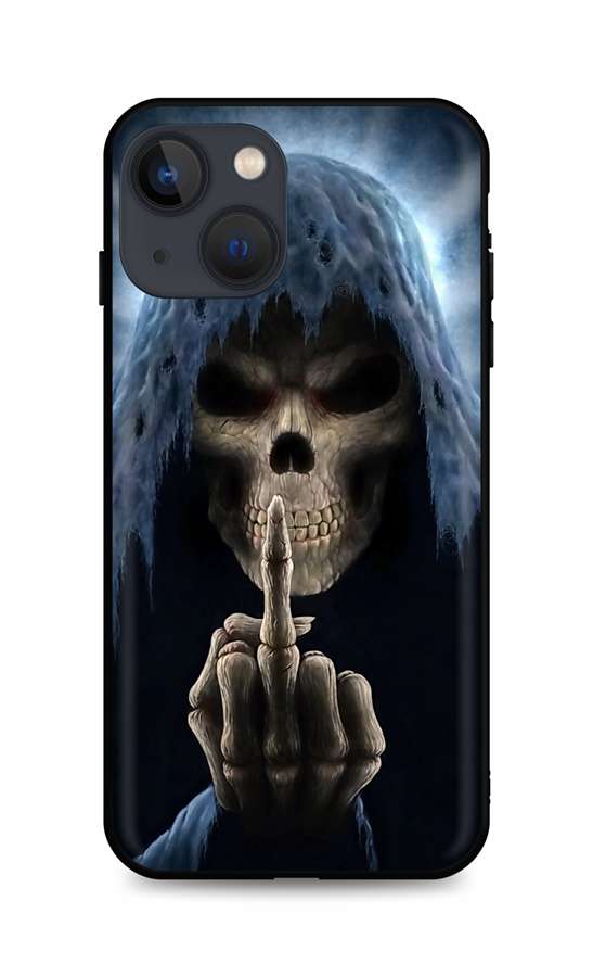 Levně Kryt TopQ iPhone 13 silikon Fuck Off 64858 (pouzdro neboli obal na mobil iPhone 13)