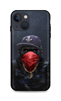 Zadní silikonový kryt DARK na iPhone 13 Monkey Gangster