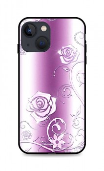 Zadní silikonový kryt DARK na iPhone 13 Abstract Roses