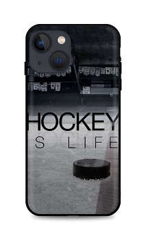 Zadní silikonový kryt DARK na iPhone 13 Hockey Is Life