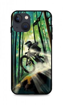 Zadní silikonový kryt DARK na iPhone 13 Mountain Bike