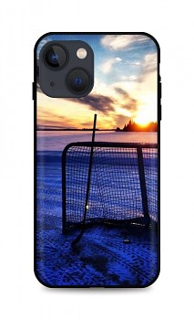 Zadní silikonový kryt DARK na iPhone 13 Hockey Sunset