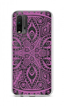 Zadní silikonový kryt na Xiaomi Redmi 9T Violet Mandala