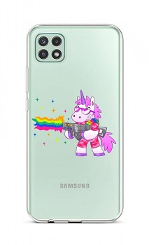 Zadní silikonový kryt na Samsung A22 5G Rainbow Gun