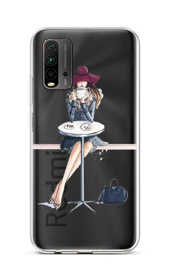 Levně Kryt TopQ Xiaomi Redmi 9T silikon Lady 6 65089 (pouzdro neboli obal na mobil Xiaomi Redmi 9T)