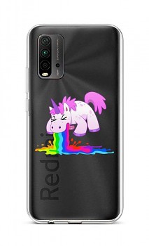 Zadní silikonový kryt na Xiaomi Redmi 9T Rainbow Splash