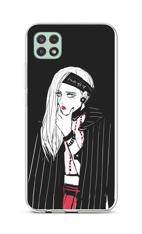Zadní silikonový kryt na Samsung A22 5G Dark Girl