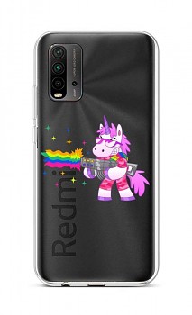 Zadní silikonový kryt na Xiaomi Redmi 9T Rainbow Gun