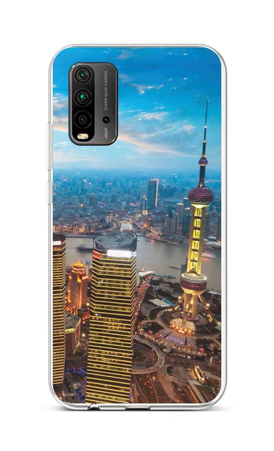 Levně Kryt TopQ Xiaomi Redmi 9T silikon City 65125 (pouzdro neboli obal na mobil Xiaomi Redmi 9T)