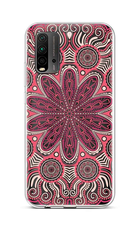Zadní silikonový kryt na Xiaomi Redmi 9T Romantic Mandala