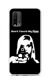 Zadní silikonový kryt na Xiaomi Redmi 9T Don't Touch Gun 