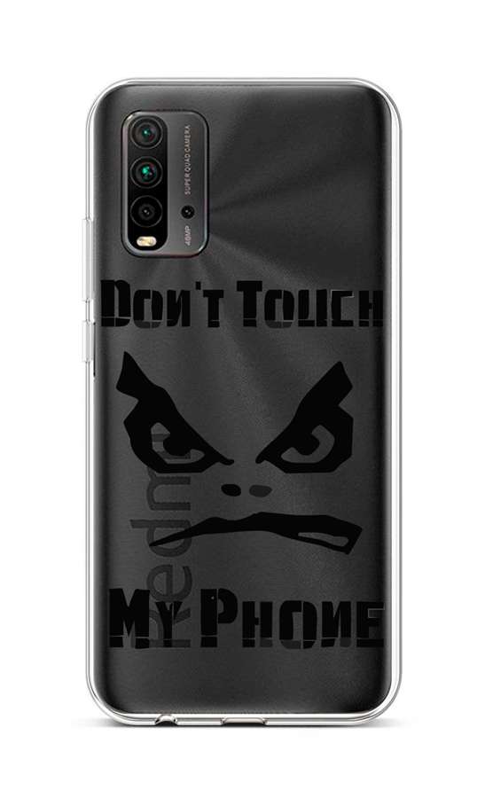 Levně Kryt TopQ Xiaomi Redmi 9T silikon Don't Touch průhledný 65157 (pouzdro neboli obal na mobil Xiaomi Redmi 9T)