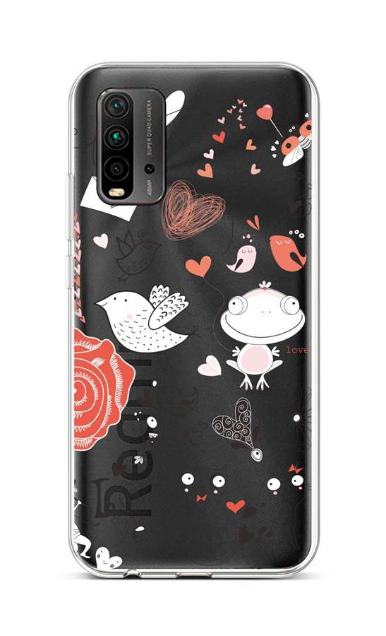 Levně Kryt TopQ Xiaomi Redmi 9T silikon Funny 65168 (pouzdro neboli obal na mobil Xiaomi Redmi 9T)