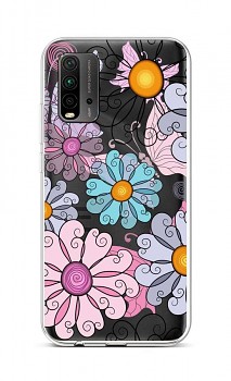 Zadní silikonový kryt na Xiaomi Redmi 9T Colorful Daisy