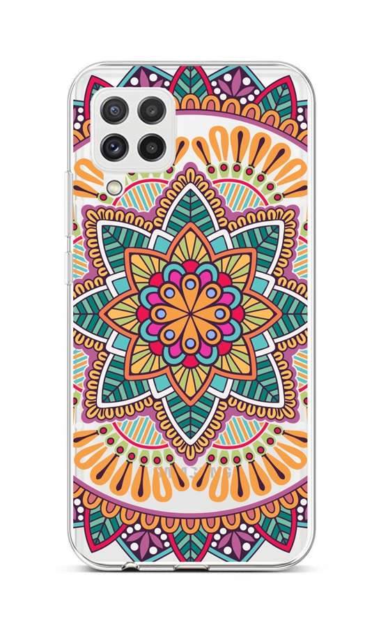 Levně Kryt TopQ Samsung A22 silikon Happy Mandala 65180 (pouzdro neboli obal na mobil Samsung A22)
