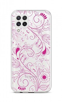 Zadní silikonový kryt na Samsung A22 Pink Ornament