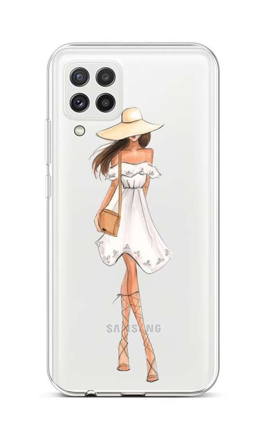 Levně Kryt TopQ Samsung A22 silikon Lady 5 65185 (pouzdro neboli obal na mobil Samsung A22)