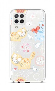 Zadní silikonový kryt na Samsung A22 Happy Cats