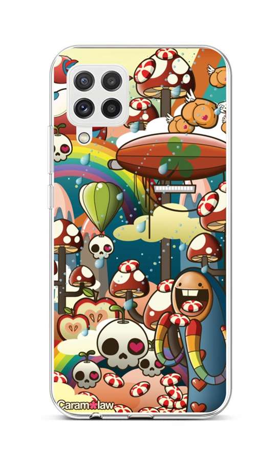 Levně Kryt TopQ Samsung A22 silikon Caram Law 2 65189 (pouzdro neboli obal na mobil Samsung A22)