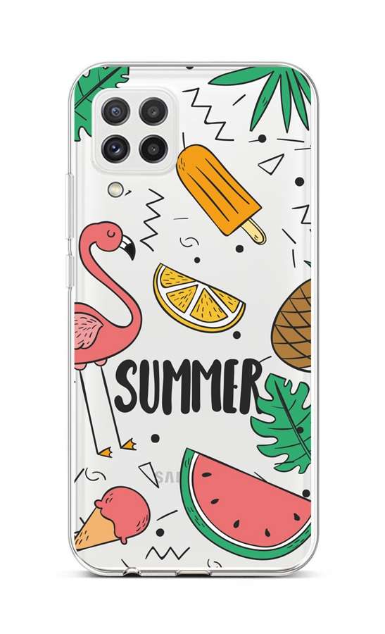Levně Kryt TopQ Samsung A22 silikon Summer 65192 (pouzdro neboli obal na mobil Samsung A22)