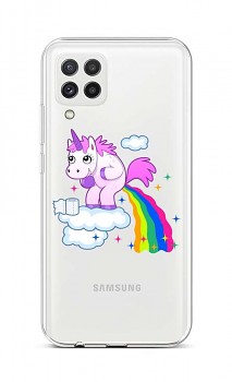 Zadní silikonový kryt na Samsung A22 Rainbow Disaster