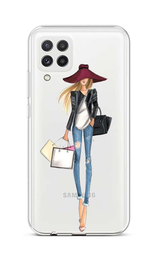 Levně Kryt TopQ Samsung A22 silikon Lady 2 65198 (pouzdro neboli obal na mobil Samsung A22)